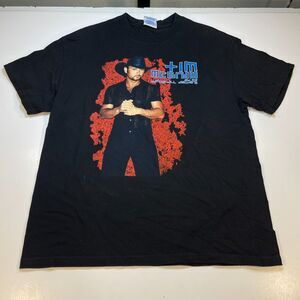 Vintage Tim McGraw 2003 Country Concert Tour T Shirt Sz L Tennesse River